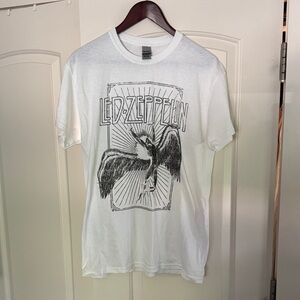 Led Zeppelin White Graphic Tee
